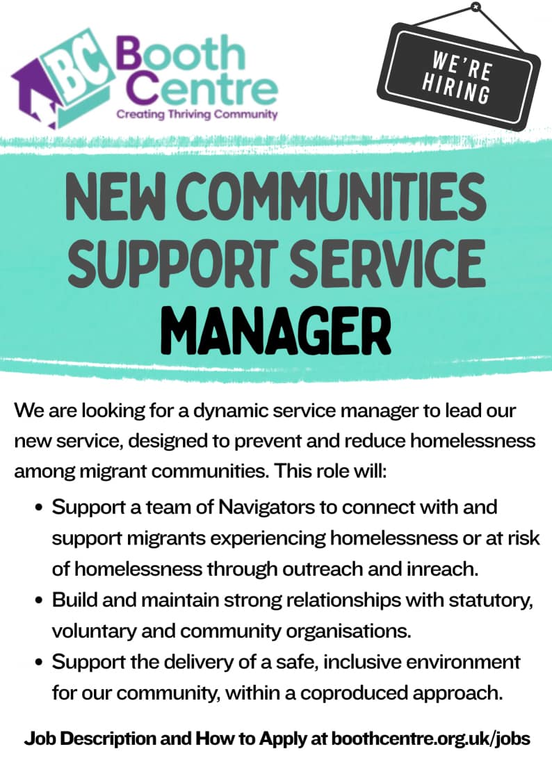 New communities support service manager